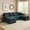 Blue, variant on MOONMISS Sectional Sofas with Double Chaise, U-Shaped Cloud Comfy Couches for Living Room, L-Shaped Modern Reconfigurable Sectional Couch Furniture Set,Sofa Simple Assembly,Blue-4Seat