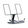 thumbnail image 2 of Soporte universal para libros de cocina y tabletas, plegable y de metal. Negro, 2 of 9