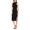 thumbnail image 2 of Cupcakes et Cashmere Robe Midi Leola Col Montant Noir (m), 2 of 2