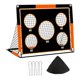 thumbnail image 5 of Portería de fútbol para niños en el jardín con bolsa de almacenamiento para parques y deportes. 5 agujeros Naranja Negro, 5 of 8