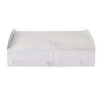 12.25" x 18" x 3.5" White Cupcake Tray, by Way To Celebrate