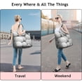 thumbnail image 3 of Sac de Week-End Inspiré du Jeu Sportif avec Imprimés de Baseball Softball Sac de Voyage Polyvalent avec Sangle Réglable pour Garçons Adolescents, 3 of 5