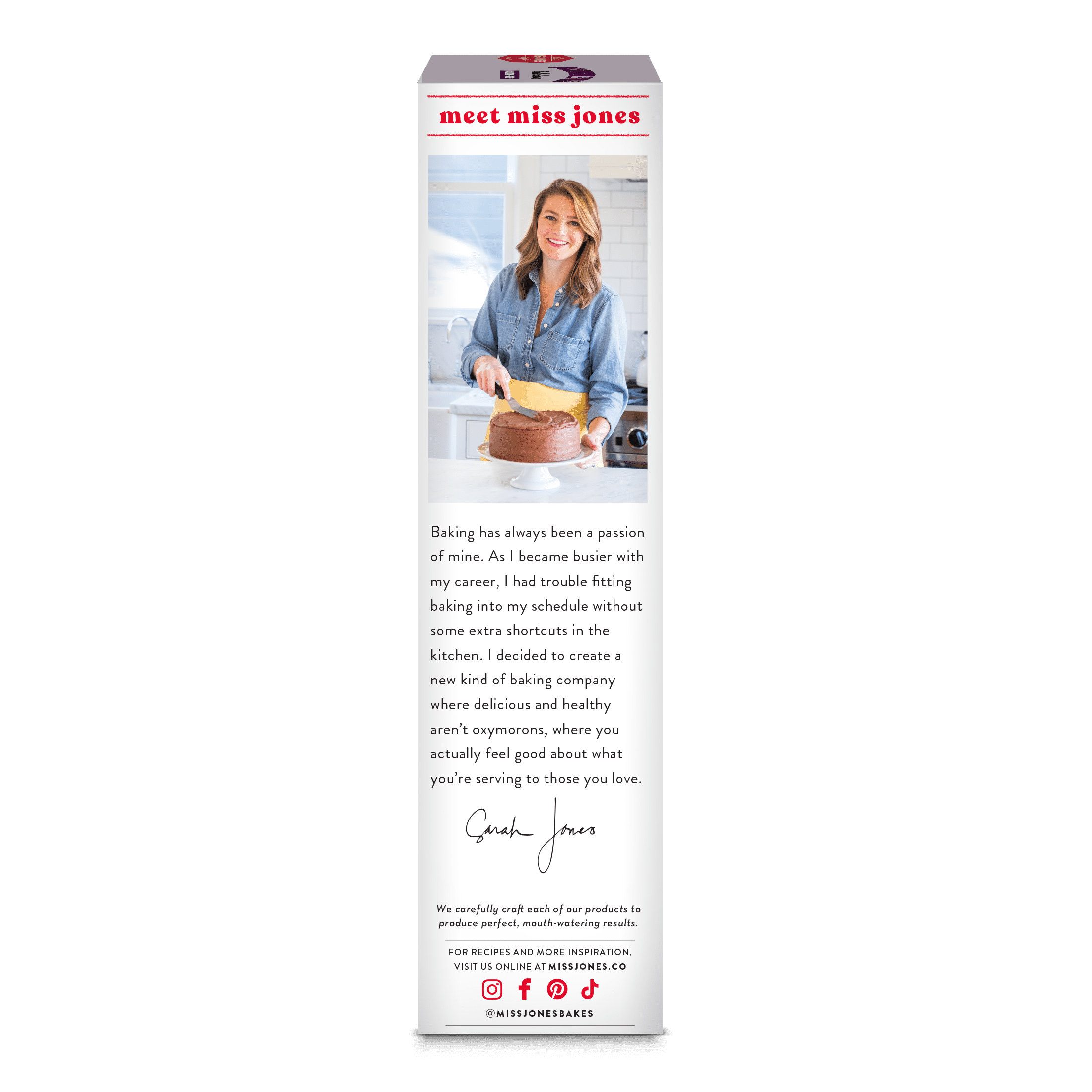 (2 pack) Miss Jones Baking Co. Gluten-Free Snickerdoodle Toffee Blondie Bar Mix