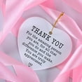 thumbnail image 4 of Thank You Keepsake - Ceramic Heart Keepsake - Thank You Gift & Appreciation Present - Christmas Ornament - Holiday Tree Decoration - Ceramic Keepsake - Gift for Women Men Kids -..., 4 of 5