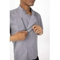 thumbnail image 5 of Chef Works Men's Springfield Chef Coat, Grey Chef Jacket with Cool Vent Side Panels, 4XL, 5 of 7