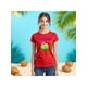 thumbnail image 1 of Playera Blusa De Palm Beach Surf Club – Vibra Tropical con Sabor a Coco Color Rojo Talla Extra Grande Marca Emil SaEs, 1 of 4