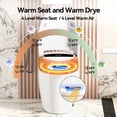 thumbnail image 3 of Leumius Smart Toilets with Built-in Bidet,Intelligent Toilet with Heated Bidet Seat,Auto Open/Close Seat,Dryer and Warm Water, 3 of 8