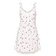 thumbnail image 5 of MVRLSH Nightgowns for Women Casual Loose Sleeveless Midi Tank With Functional Side Pockets Summer Outfit Cami Dress White - XL, 5 of 5