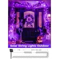 thumbnail image 3 of Minetom Red White Blue Lights, 2Pack Total 200 LED 80FT 4th of July Patriotic Lights 8 Modes, Waterproof Solar String Lights Outdoor,Solar String Lights for Outside Independence Day Memorial Day Decor, 3 of 10