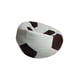 thumbnail image 3 of Puff Balón De Soccer LUNICS Confortable Blanco/Chocolate, 3 of 4