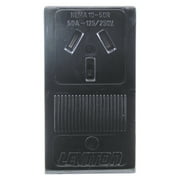 Leviton 5050 Single-Surface Replacement Range Receptacle, 3 Wire