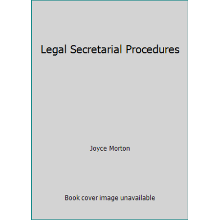 Legal Secretarial Procedures, Used [Paperback]