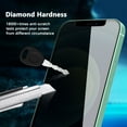 thumbnail image 7 of Dexqynl Privacy Screen Protector for iPhone 12/ 12 Pro - Anti-Spy, Easy Installation, Case-Friendly Tempered Glass, 2 Pack, 7 of 7