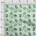 thumbnail image 2 of oneOone Viscose Jersey Light Green Fabric Florals Sewing Craft Projects Fabric Prints By Yard 60 Inch Wide, 2 of 4
