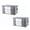 Gray, variant on 90L Large Storage Bags Clothes Storage Bins Foldable Closet Organizer Storage Containers With Handles Thick Fabric For Clothing Blanket Comfor 2pcs