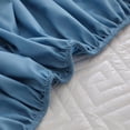 thumbnail image 4 of Linnome Waterproof Bed Sheet Mattress Protector Thickened Cotton Fall Winter Bedspread Cover Fitted Sheet Queen Size Machine Washable Blue, 4 of 6