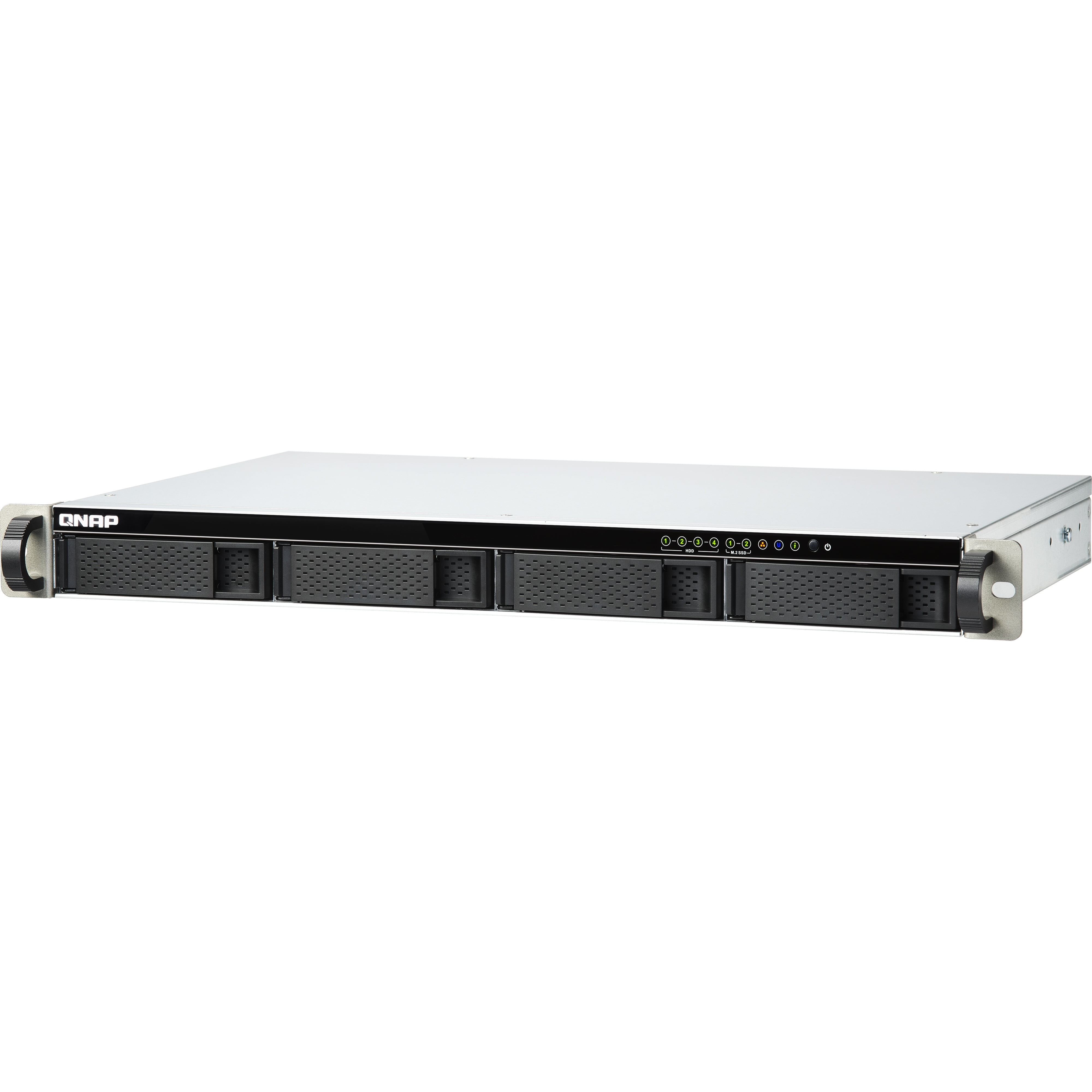 Short Depth Rackmount 2.5GbE 4bay NAS with M.2 SATA SSD Slots