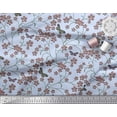 thumbnail image 3 of Soimoi Cotton Cambric Fabric Insect,Leaves & Flower Floral Print Fabric by The Yard 42 Inch Wide, 3 of 3