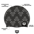 thumbnail image 3 of Gorro de natación Arena Print 2 de silicona unisex para adultos, 3 of 7