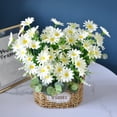 thumbnail image 3 of Manunclaims No Watering Non-Wither Realistic 20 Heads Faux Flower Artificial Silk Chrysanthemum Flower Simulation Bouquet Home Decor, 3 of 8