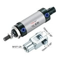 thumbnail image 5 of Uxcell 32mm Bore 25mm Stroke Pneumatic Air Cylinder with Y Connector and 4Pcs Quick Fitting Set, 5 of 6