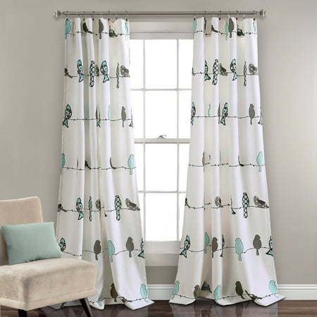 Rowley Birds Room Darkening Window Curtain Panels Walmart Com