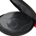 thumbnail image 2 of Unique Bargains Home Car Nylon Hand Carry Zipper Storage Round Case CD Holder Bag Red 20 Discs, 2 of 4