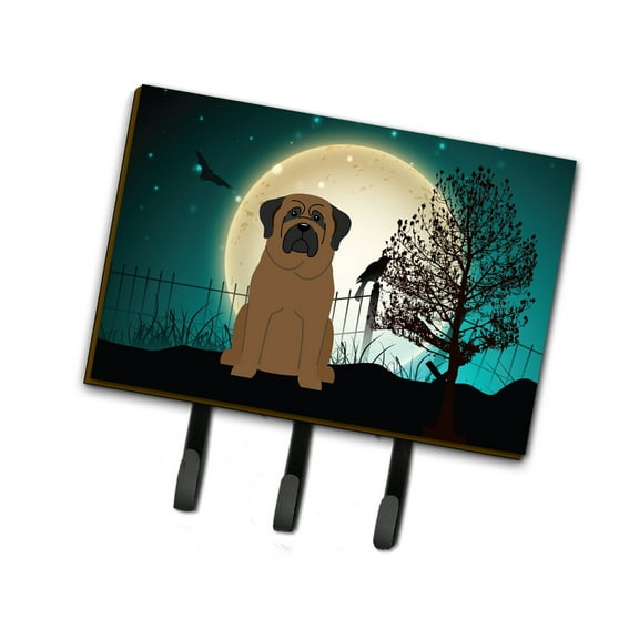 Halloween Scary Bullmastiff Leash or Key Holder