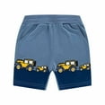 thumbnail image 2 of IROINNID Toddler and Big Boy's Shorts Summer Casual Sports Shorts Printed Elastic Sweatshorts With Pocket, 2 of 7