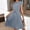 Light Blue, variant on Vacation Dresses for Women 2026 Short Sleeve Breathable Dresses for Women Plus Size Summer Workout Regular Fit Crew Neck Wedding Guest Dresses for Concert and Rave M