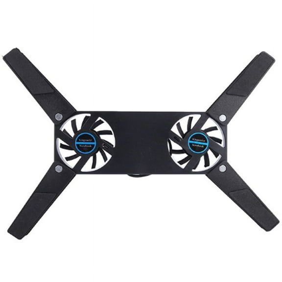 Rotatable USB Fan Cooling Pad Notebook Cooler Computer Stand for 8-14 PC Laptop Peripherals