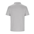 thumbnail image 5 of Mens Shirts Short Sleeve Casual Loose Fit T-Shirt Athletic Sports Tops Gray L, 5 of 6