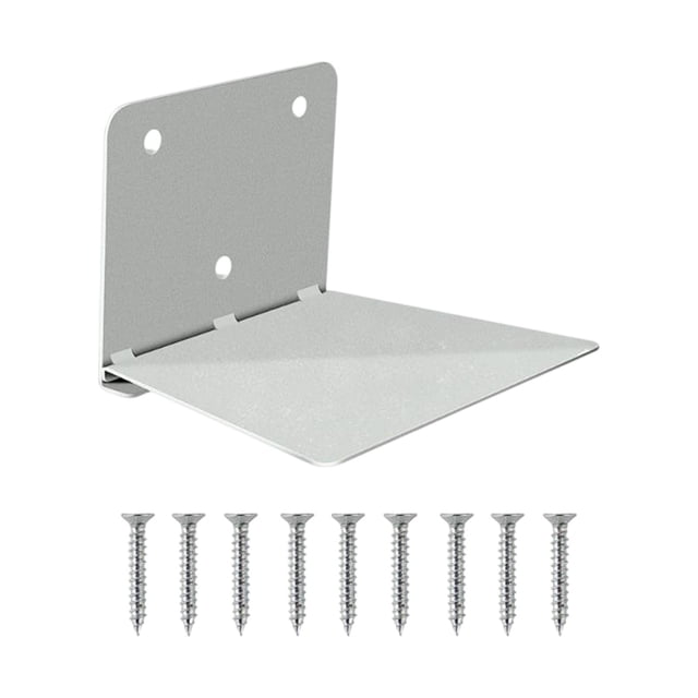 Libros de estantería de flotación invisible Decoración de organizadores con tornillo de pared versátil Madrina pesada para cocina, sala de estar Café