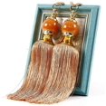 thumbnail image 5 of 1 Pair Handmade Curtain Tiebacks With Beads For Curtain Decoration (black), 5 of 5