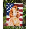 thumbnail image 3 of Carolines Treasures BB9706GF Cocker Spaniel Patriotic Flag Garden Size  Small multicolor, 3 of 3