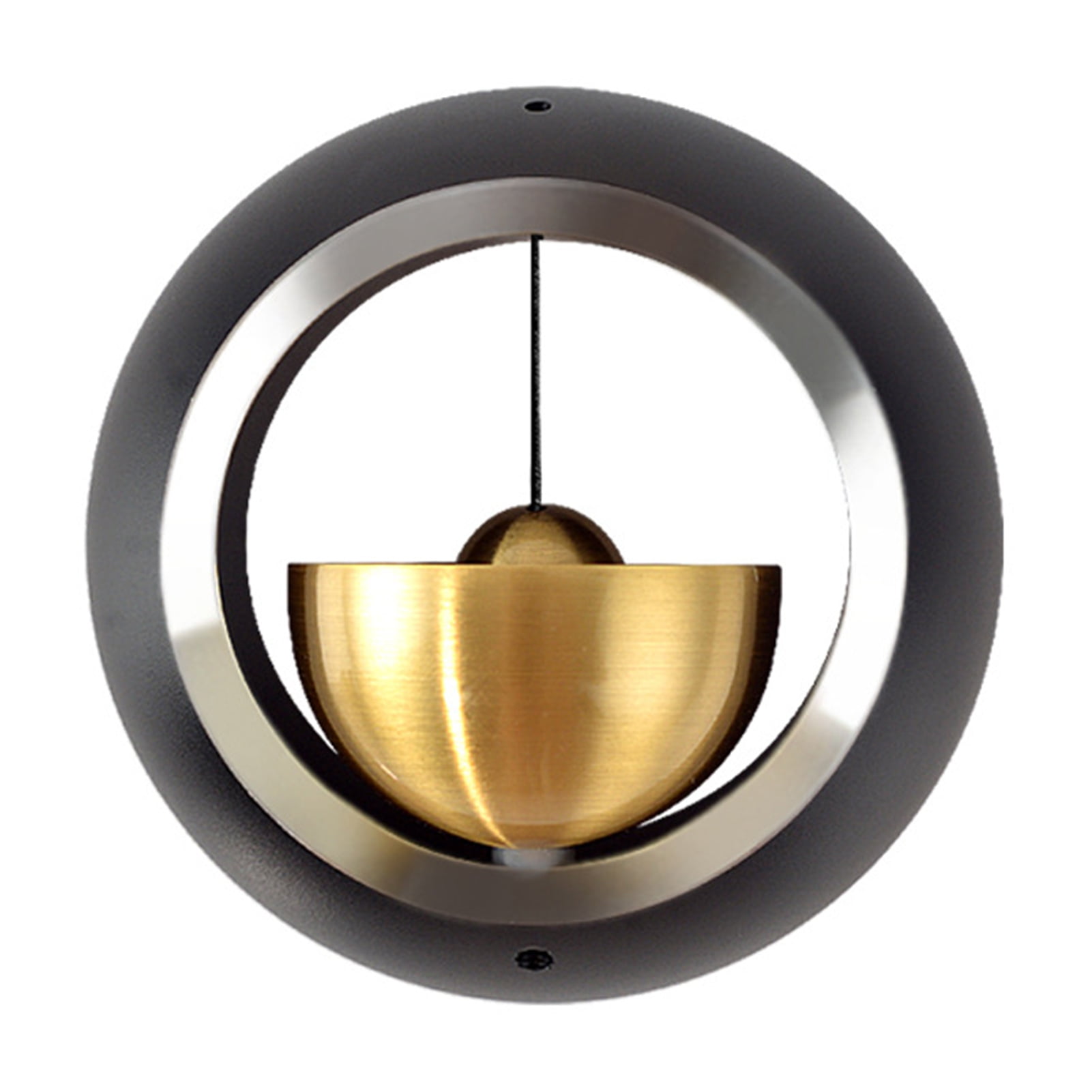 Eoperou Metal Shopkeepers Bell Loud Sound Front Door Hanging Aluminum Bass Bell Wind Chime Door Opening Doorbell Home Office Coffee Shop Entrance Decoration