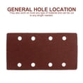 thumbnail image 3 of Shisuyan 30pcs Rectangular Sanding Discs Self Stick Sandpaper Grinding Sander Sheets, 3 of 8