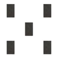 thumbnail image 3 of serony Notebook Plain Creatively Jotter Keep Diary Journals Paper Imitation Leather 200 Pages Diaries Office Business Black 5Set, 3 of 6