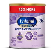 Enfamil NeuroPro Gentlease Baby Formula for Easing Fussiness, Gas, Spit-up in 24 Hrs, 27.4 oz Can