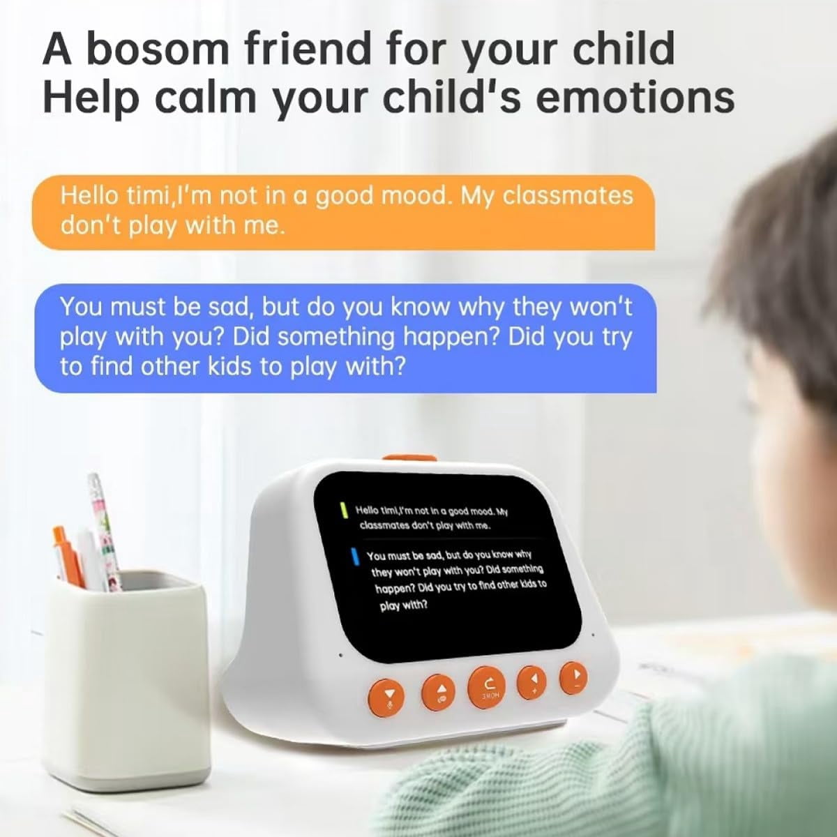AI Smart Alarm Clock for Kids with AI Assistant, Solution, Weather, 50 Alarm Settings, Multifunctional Voice Dialogue Machine, Time Management Self-Disciplined, Birthday Gift for Girls Boys