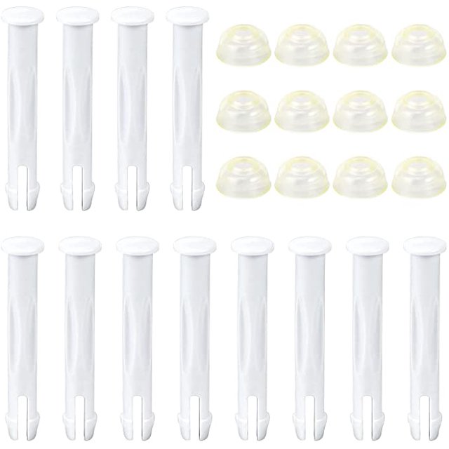 Juego de 12 pasadores de sellado para piscinas y sellos de goma para piscinas con marco de metal universal y piscinas in-tex serie 28270-28272 (plástico de 6 cm) XianweiShao 8390613914934