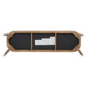 Eleanor Mid-century Upholstered Dining Bench, Entryway Bench with Solid Wood Frame, Beige