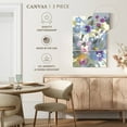 thumbnail image 5 of Elephant Stock Floral Jewel Garden Ii Wall Art - Vertical Multi Panel Canvas - Living Room Wall Decor - Floral And Botanical Multi Panel - Beige And Gray Decor By Danhui Nai - 32" x 50", 5 of 8