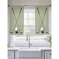thumbnail image 5 of Golf Ball Club Sheer Curtains for Living Room Bedroom, Light-filtering Sheer Curtain, Game Sports Sage Green Light-Rod Pocket Voile Window Treatment Drapes, 52’’Wx45’’L, 2 Panels Set, 5 of 7