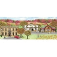 thumbnail image 2 of Reed, Tara 14x8 White Modern Wood Framed Museum Art Print Titled - Harvest Village panel II, 2 of 4