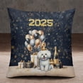 thumbnail image 2 of Happy New Year Bichon Frise Welcome 2025 Balloon Firework Party Pillowcase Double Sided Bichons Dog Lovers Gifts Idea Pillow Case Covers - 01014, 2 of 3