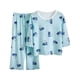 thumbnail image 1 of Odeerbi 2-16 Años Niños Niñas Pijama de Verano de Algodón de Manga Larga Conjunto de Pantalones Estampado Suave Ropa de Dormir de Dos Piezas Juegos de Pijamas de Dos Piezas, 1 of 3