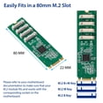 thumbnail image 3 of IOCrest SY-PEX15066 4 Port RS-232 DB9 Serial M.2 B Plus M Key Controller Card, 3 of 4