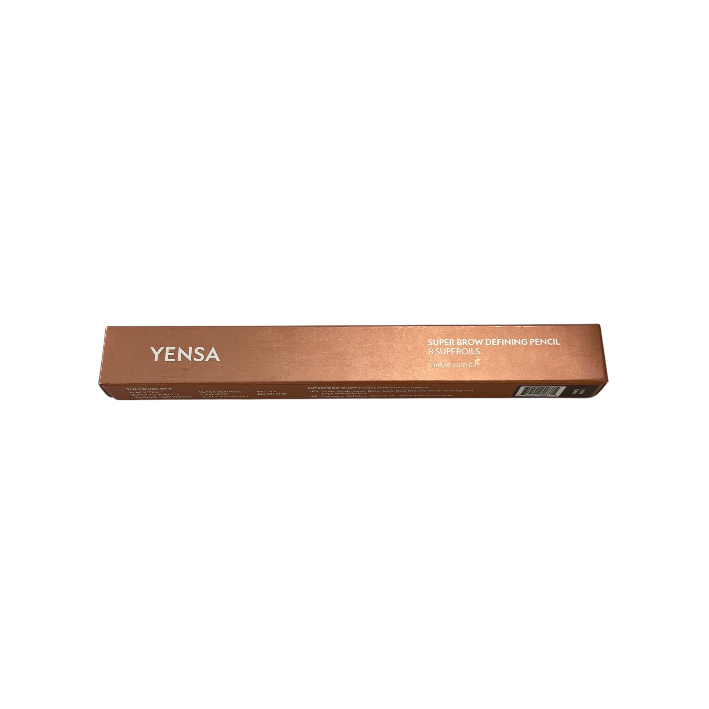 YENSA Brow Defining Pencil, Natural Finish, Soft Black