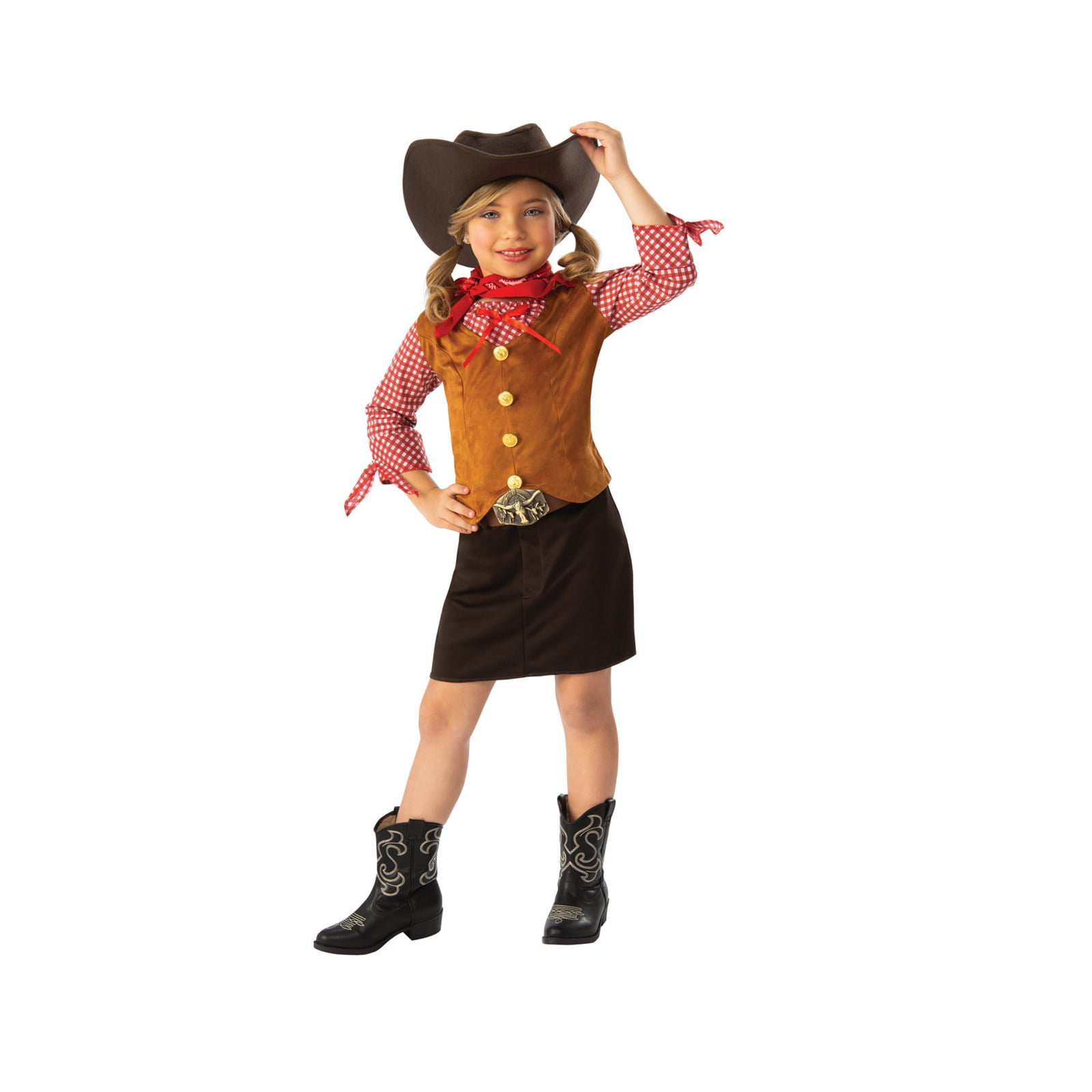 Girls Gun Slinger Cowgirl Halloween Costume - Walmart.com